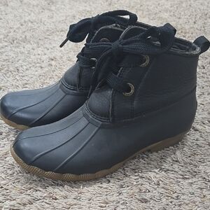 Women's Black Duck Boots